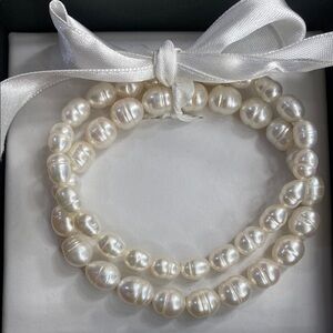 Honora White Pearl Bracelet